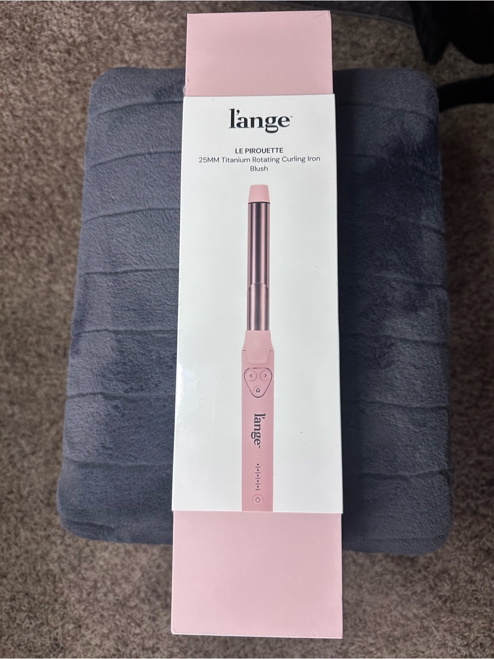 l’ange Le Pirouette 25mm Rotating Curling Iron - Blush Pink